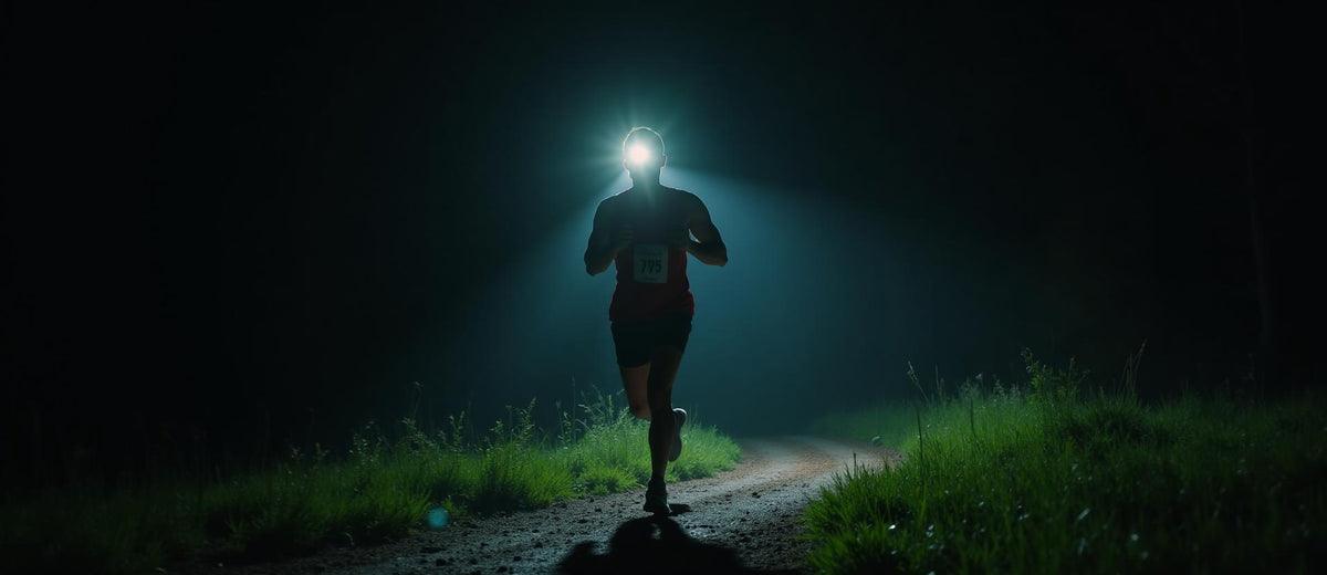 Runners competing in a backyard ultra, a last person standing race format