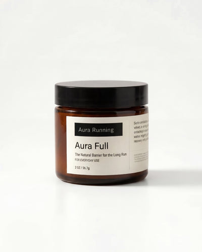 Aura Full natural lanolin anti-chafe balm jar, 2 oz, The Natural Barrier for the Long Run